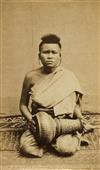 (CAMBODIA, THAILAND, and VIETNAM) Far East album containing 49 rare photographs of Cambodia, Thailand, and Vietnam,